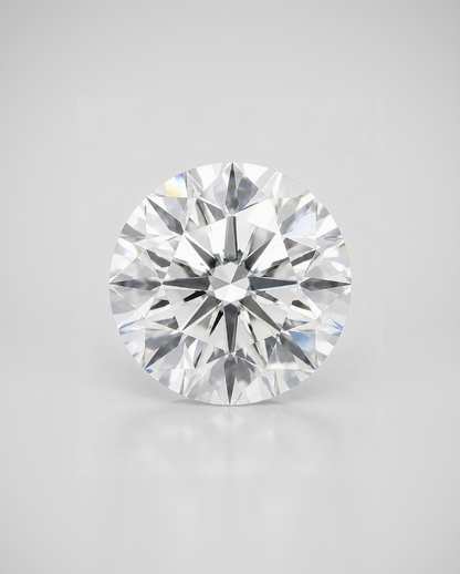 Syris: Engagement ring with round-cut lab-grown diamond